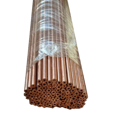 C10400 C10500 C10700 EN H62 H65 H68 Tubo de metal sem costura Tubo reto/Tubo de cobre OD 1/2" 3/4" Tubos redondos de cobre