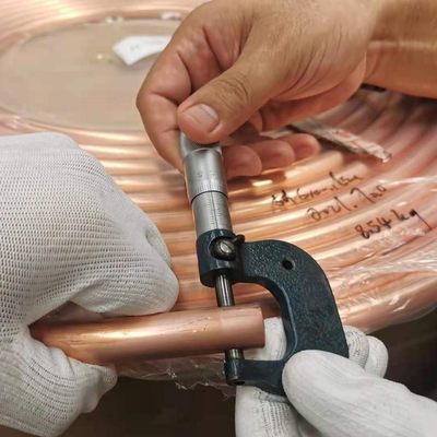 Condicionador de ar de refrigeração de alta qualidade conectando tubo de cobre bobina de panqueca capilar bobina de cobre tubo de cobre