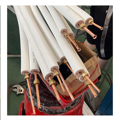 Preço competitivo Tubo de cobre isolado AC HVAC Ar Condicionado Tubo de Cobre Isolado/Tubo Tubos de ar condicionado