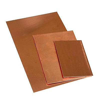 Material de cobre de 99%, espessura de 0,3 mm - 5 mm, personalizado