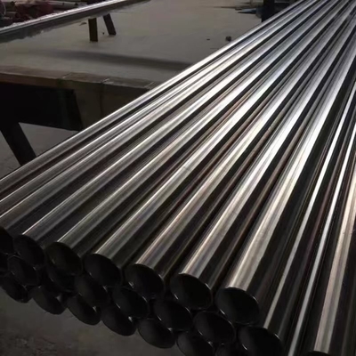 Tubo de aço laminado a frio SS 316l com espessura personalizada e cor de superfície prateada