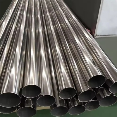 201 316 Tubo decorativo de aço inoxidável espelho escovado 316l corte a laser redondo