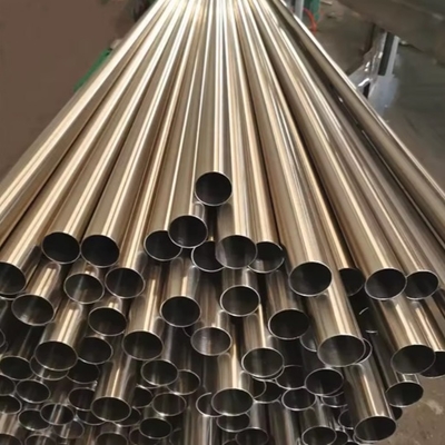 201 316 Tubo decorativo de aço inoxidável espelho escovado 316l corte a laser redondo