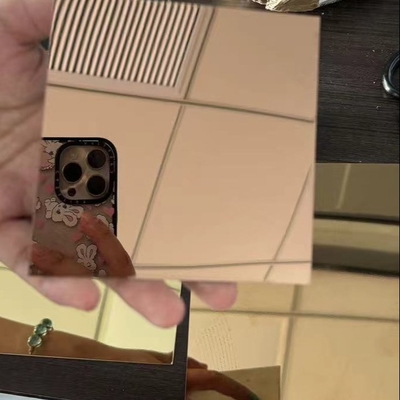 AISl 201 J2 Chapa de aço inoxidável laminada a frio de espelho de ouro Ti 8K para fabricação de equipamentos químicos