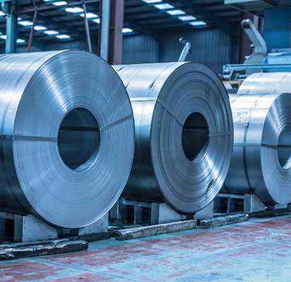 Bobinas laminadas a quente de aço inoxidável duráveis e rentáveis, ideais para a produção de equipamentos e máquinas industriais