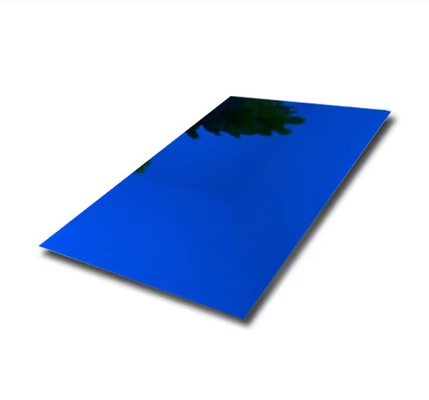 Folha de aço inoxidável laminada de superfície refletiva brilhante 317l para projetos decorativos de alta qualidade