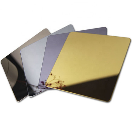 Elegante e durável 316 Placa de aço inoxidável laminada a quente espelho polido como acabamento