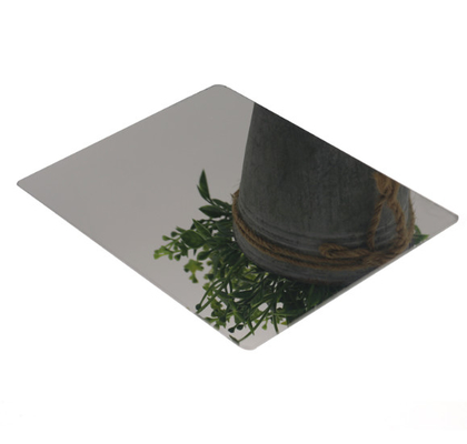 Placa de aço inoxidável polida de espelho revestida com PVD de cor (Ouro/Negro Rosa)
