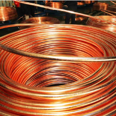 Tubos de cobre rígidos e macios sem costura para sistemas de água, gás e HVAC