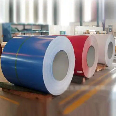 DX52D DX53D PPGI galvanizou a bobina de aço DX51d Prepainted a folha do soldado