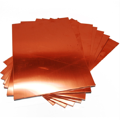 99,99% as placas de cobre dos cátodos do T2 4x8ft cobrem a espessura material de cobre de 3mm 5mm 20mm